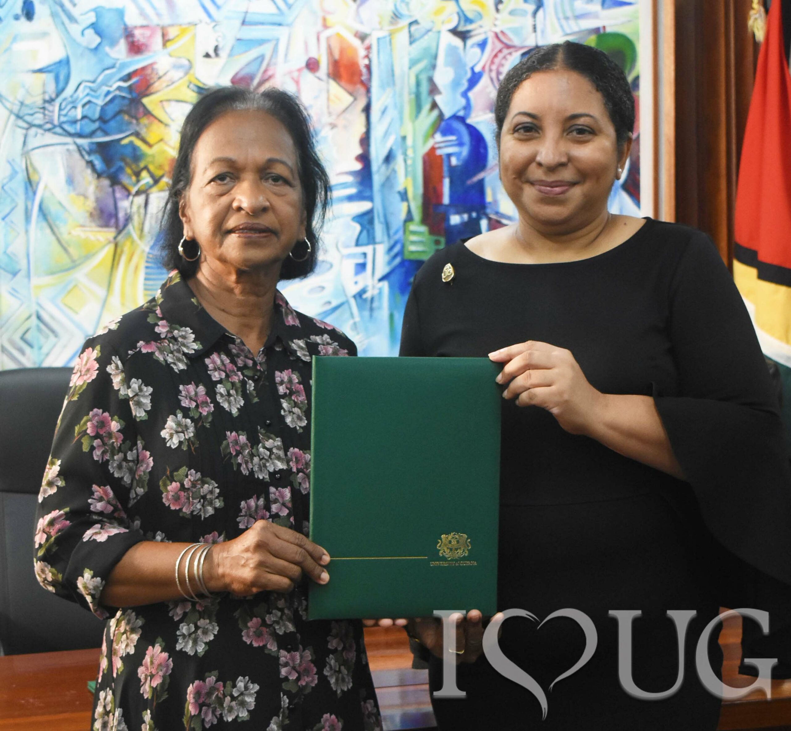 Signing of MOU with the University of Guyana